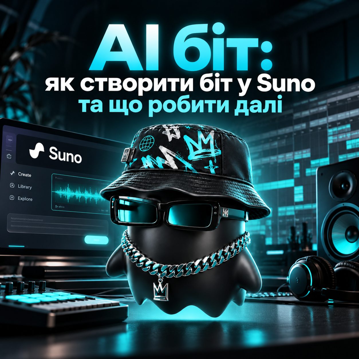 AI біт: як створити біт у Suno та що робити далі